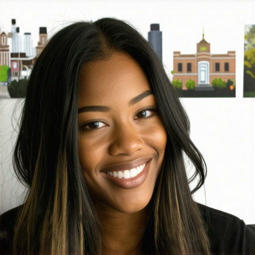 Louisville business owner updating GMB profile with local landmarks and community photos.