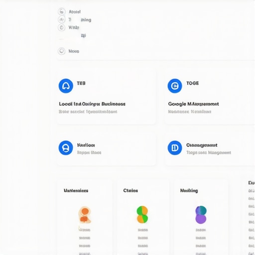Screenshot of SEO analytics and citation management tools for local business