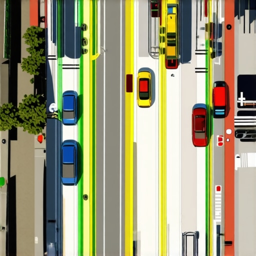 Louisville street scene with local businesses and Google Maps icon