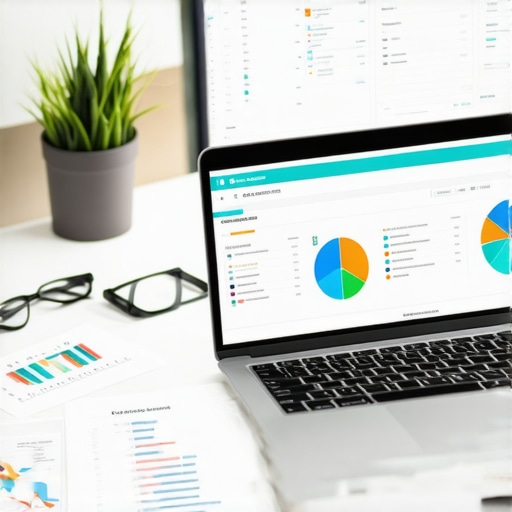 Workspace with SEO analytics and tools tailored for Louisville local businesses.