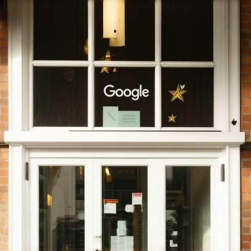 A Louisville storefront highlighted with optimization markers to illustrate map ranking tactics.